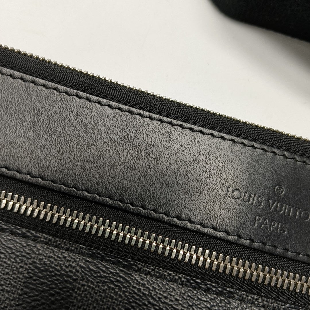 MICK MM Damier Graphite Coated Canvas Gray
