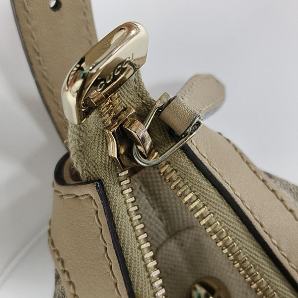 Charlotte Monogram Coated Canvas Beige