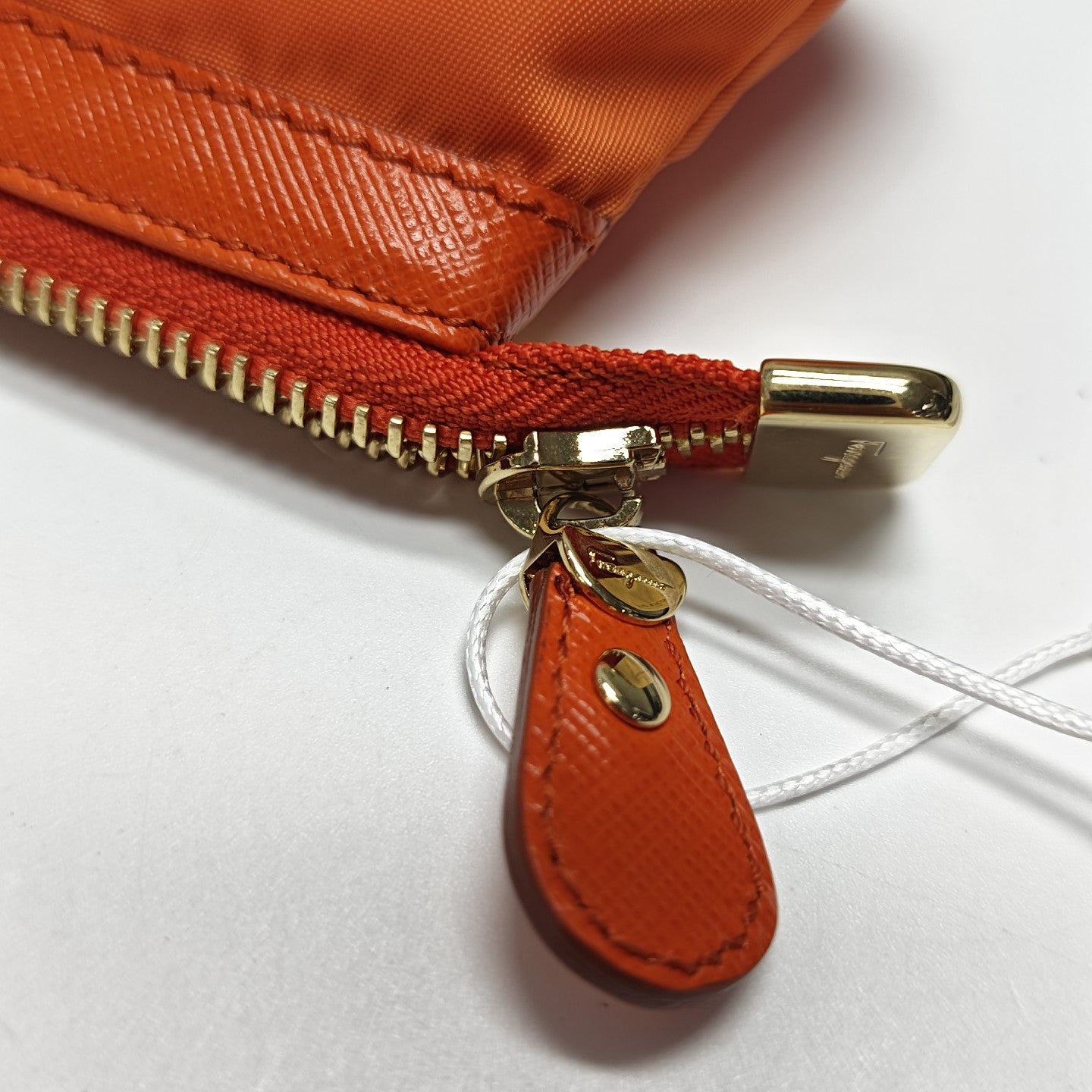 Nylon Clutch Orange