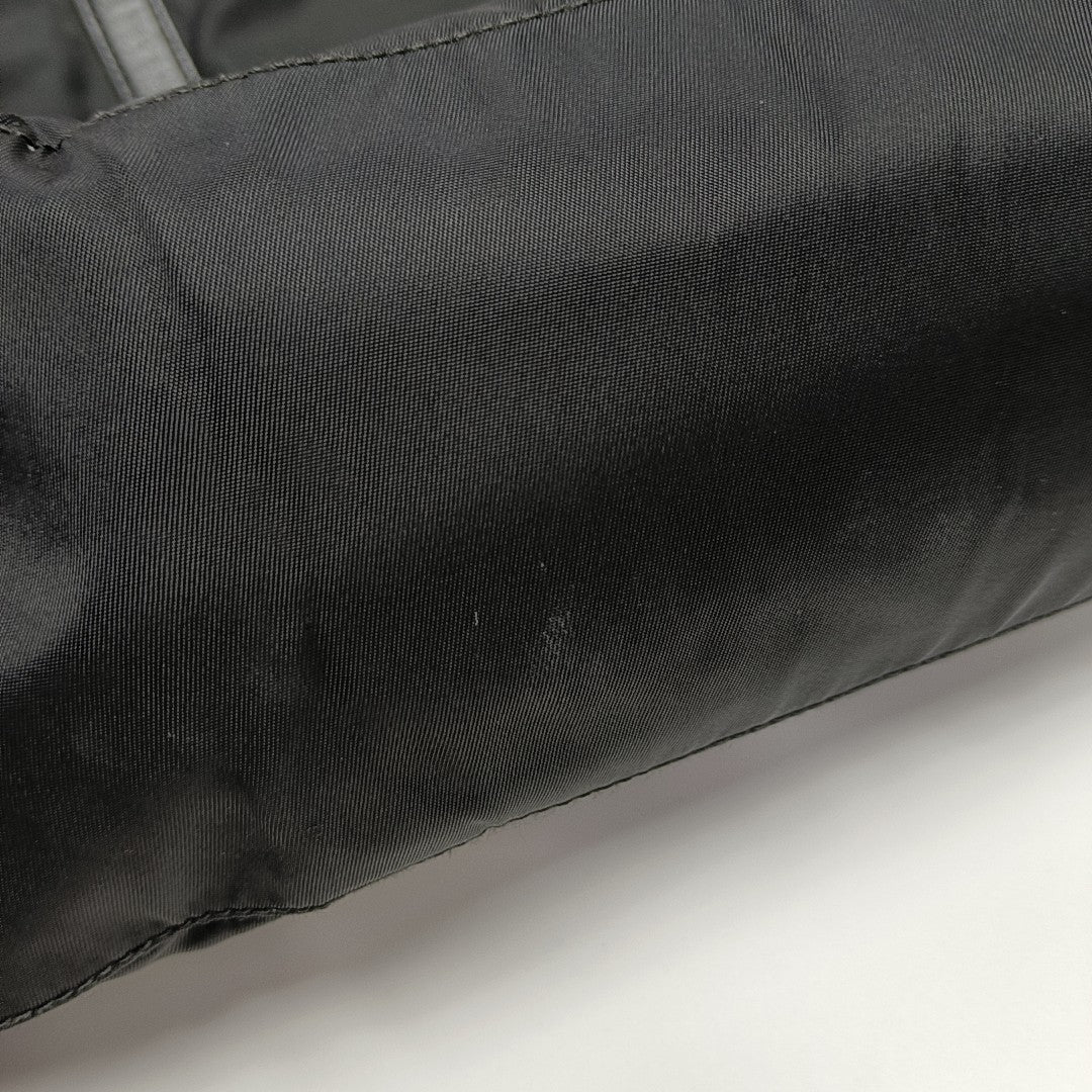 Nylon Shoulder Bag Black