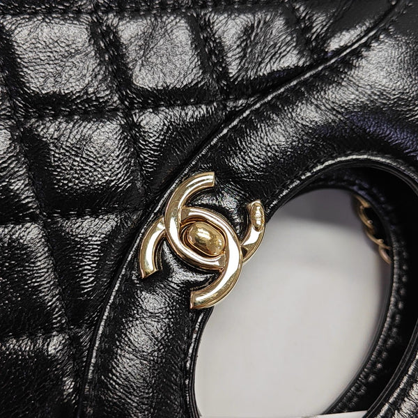 CHANEL 31 Mini Quilted Calfskin Black