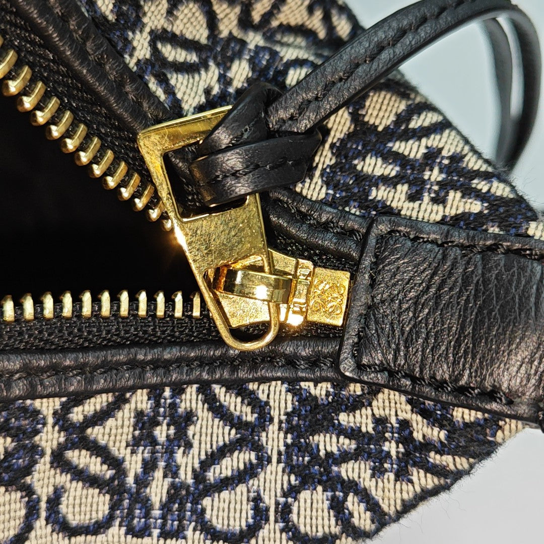 Monogram Canvas Top Handle Bag Blue