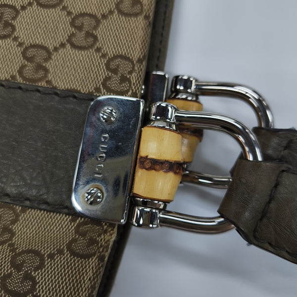 Bamboo 1947 Medium Monogram Canvas Beige
