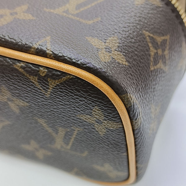 NICE Super Mini Monogram Coated Canvas Brown