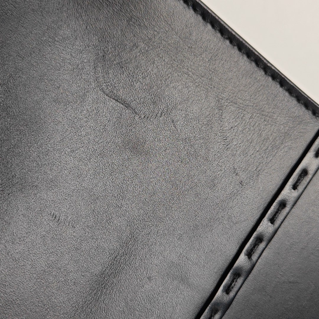 Quilted Calfskin Tote Bag Black