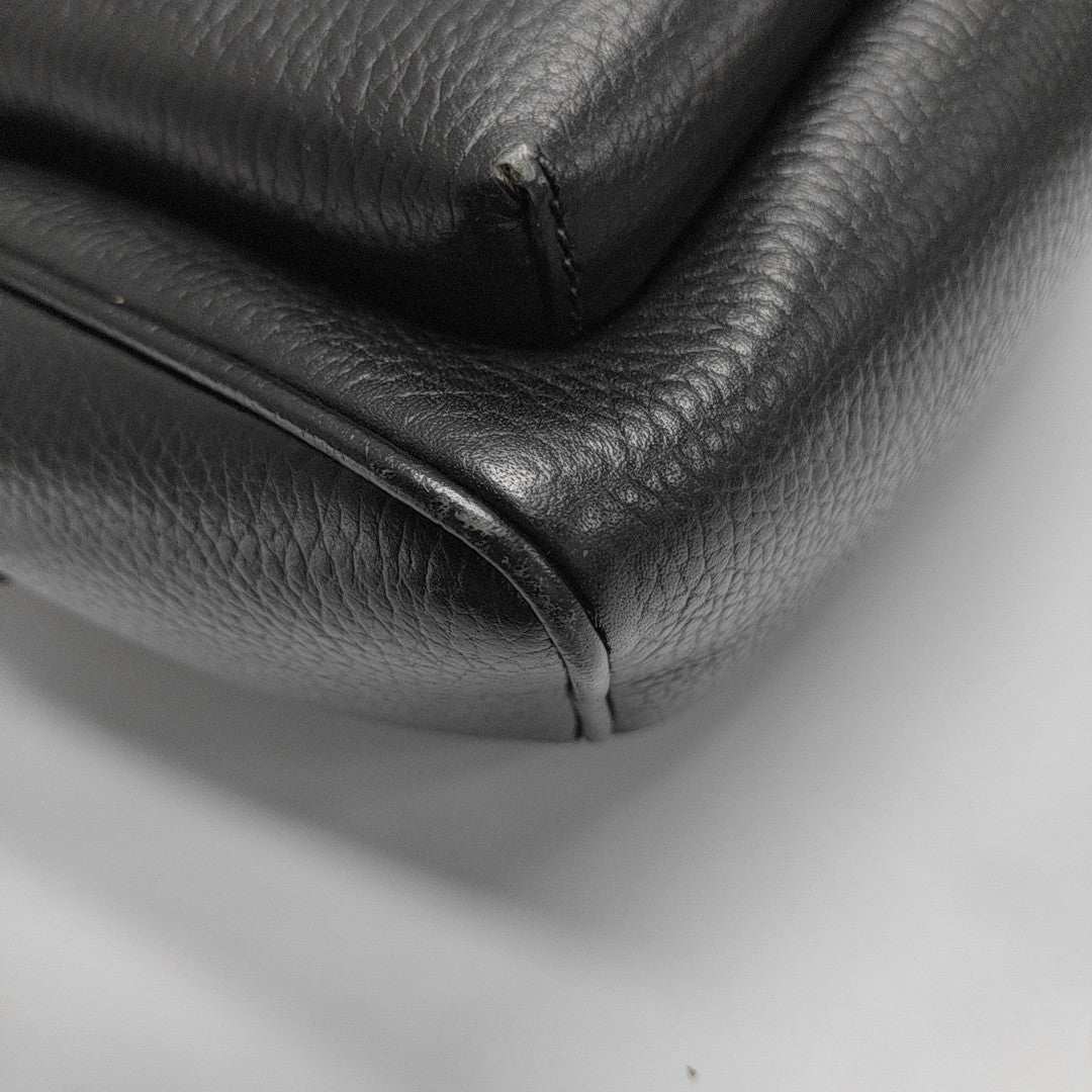 Calfskin Backpack Black