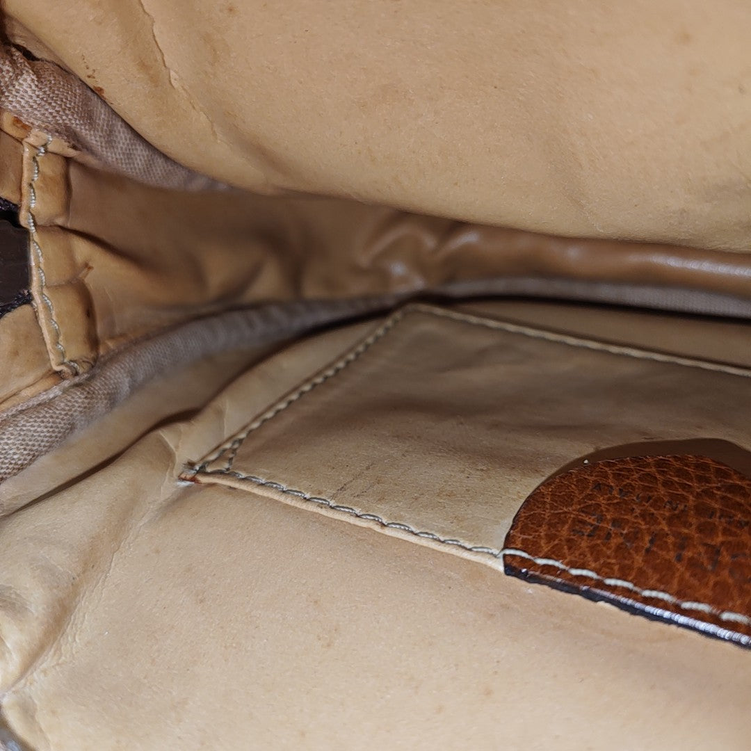 Calfskin Shoulder Bag Brown