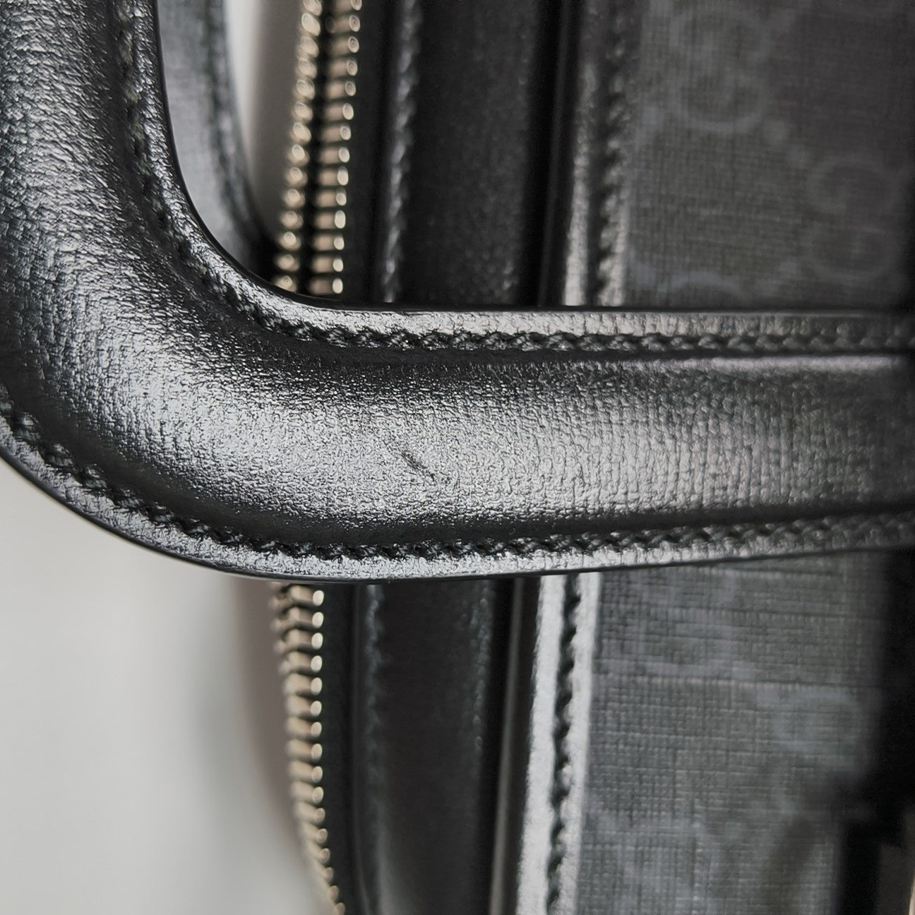 Retro Monogram Coated Canvas Black