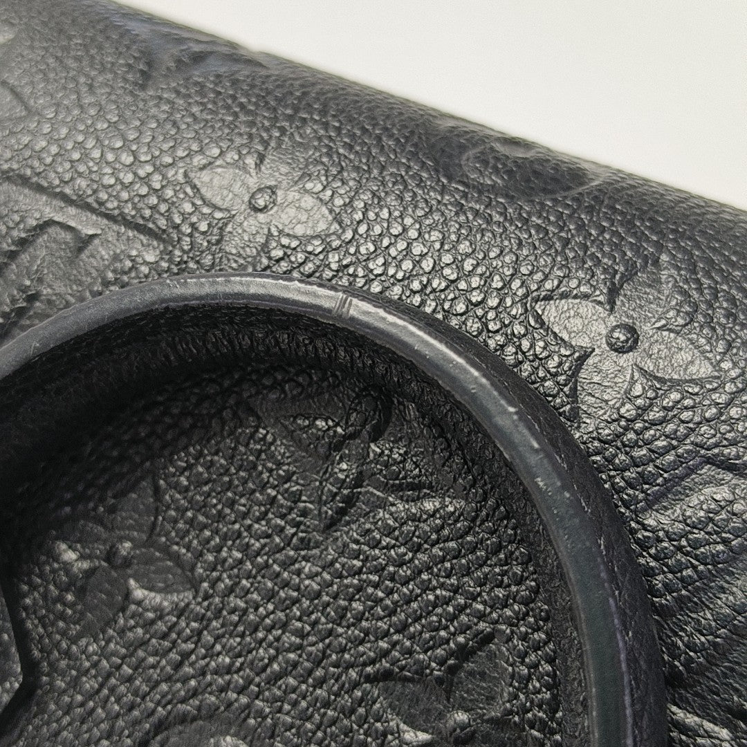 SPEEDY Nano Monogram Calfskin Black