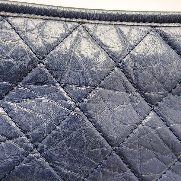 GABRIELLE Small Quilted Calfskin Blue