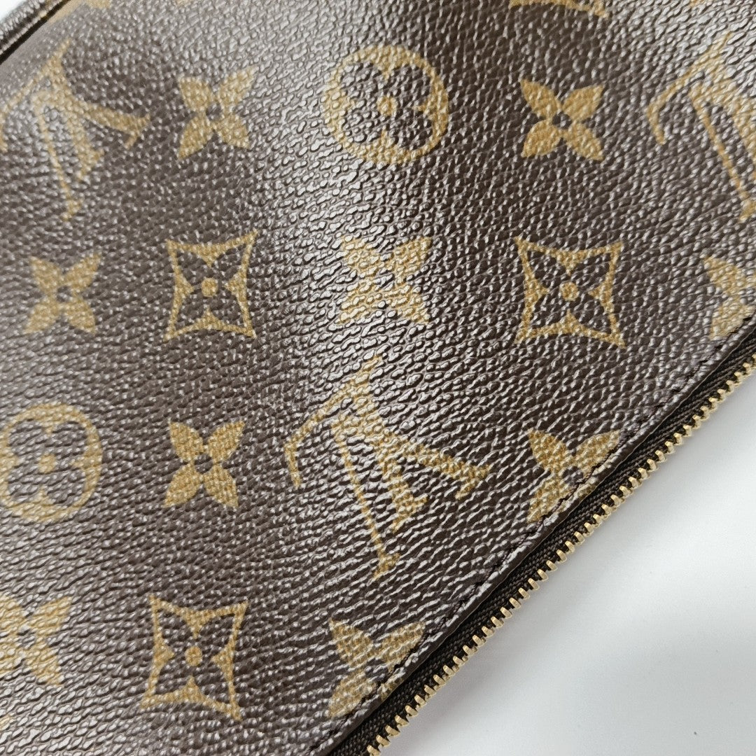 ACCESSOIRES Monogram Coated Canvas Brown