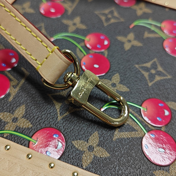 SIDE TRUNK Mini Monogram Coated Canvas Brown