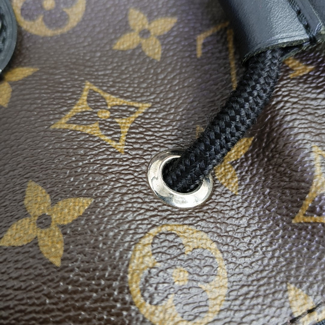 CHRISTOPHER MM Monogram Coated Canvas Brown