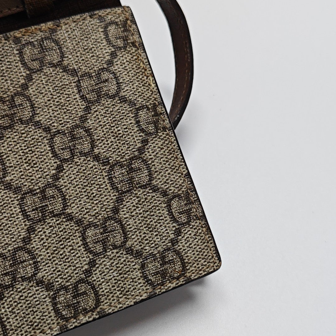 Monogram Coated Canvas Shoulder Bag Beige