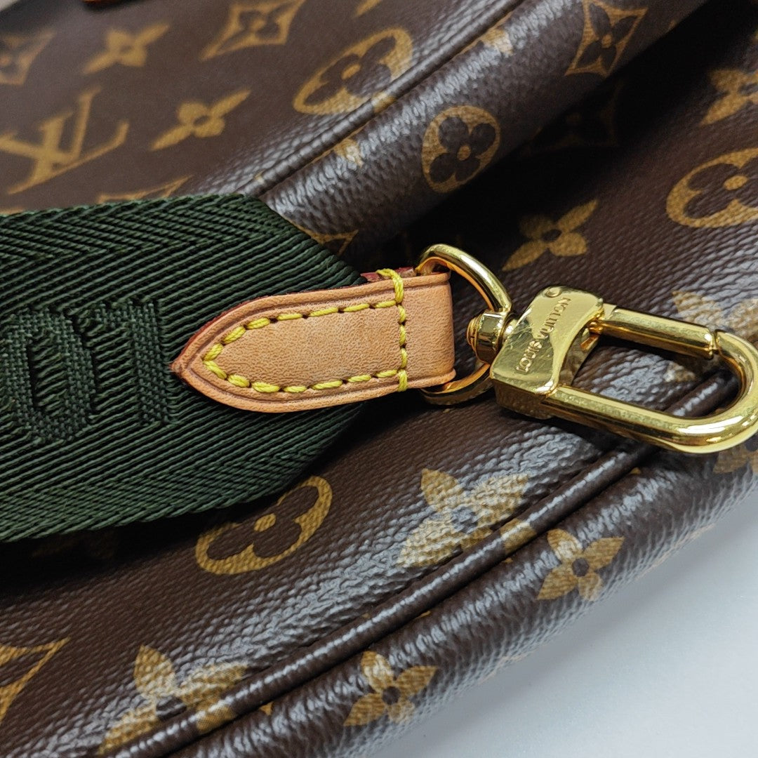 MULTI Monogram Coated Canvas Brown