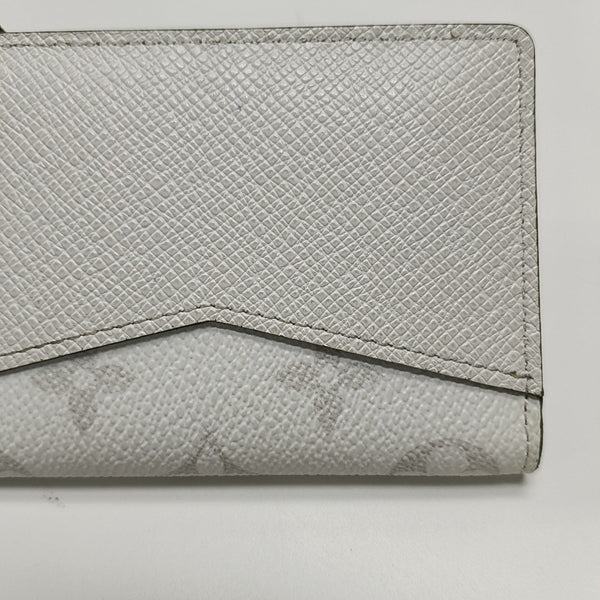Monogram Coated Canvas Card Holder White