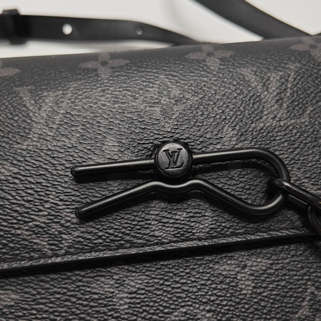 STEAMER Mini Monogram Coated Canvas Black