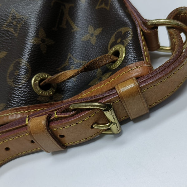 NOÉ BB Monogram Coated Canvas Brown