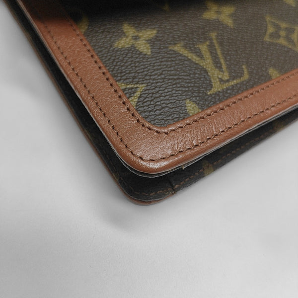 DAME Monogram Coated Canvas Brown