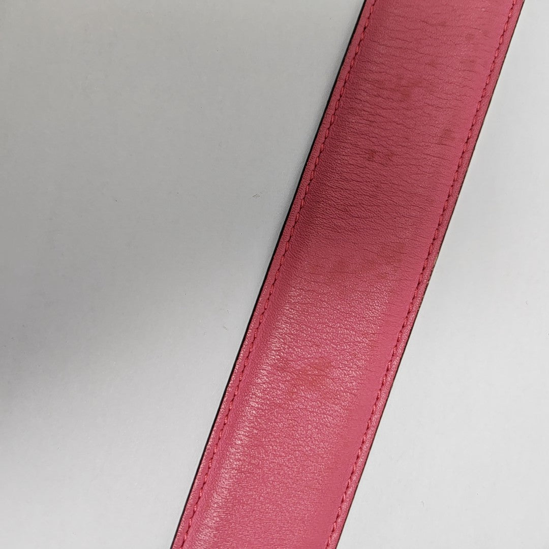 Leather Belt Red