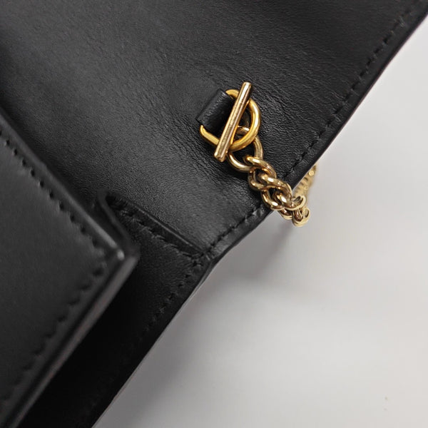 Sylvie Super Mini Calfskin Black