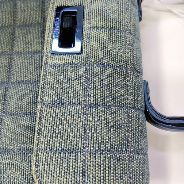 2.55 Quilted Canvas Blue