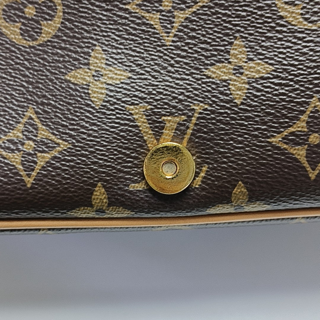 DIANE Monogram Coated Canvas Brown