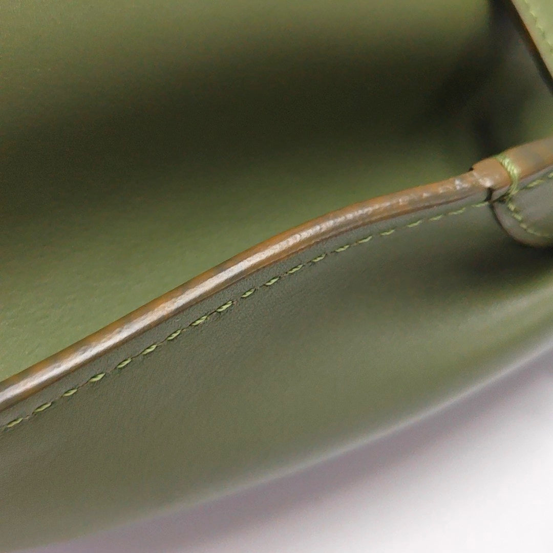 Authenticated pre-owned  BIG BAG Nano Calfskin Green - Shoulder Bag at Looply