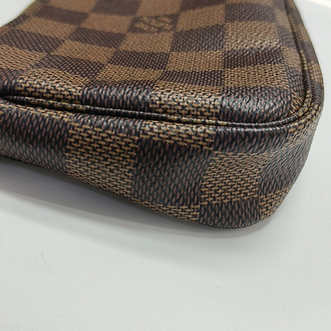 ACCESSOIRES Mini Damier Ebene Coated Canvas Brown