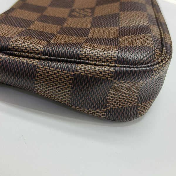 ACCESSOIRES Mini Damier Ebene Coated Canvas Brown