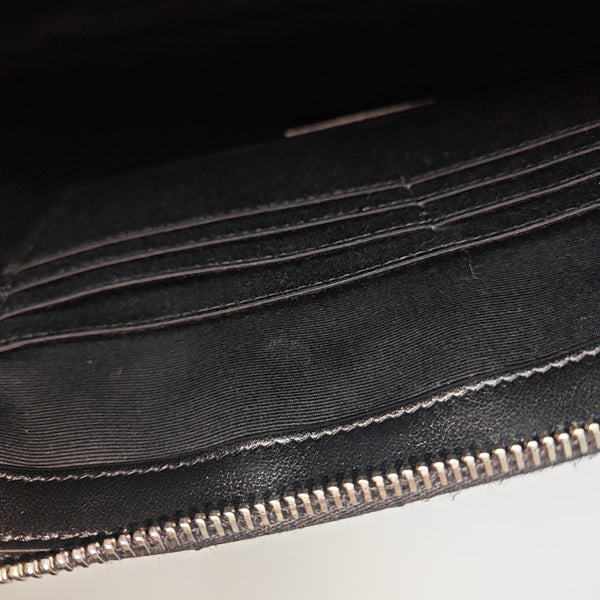 Quilted Calfskin Clutch Black