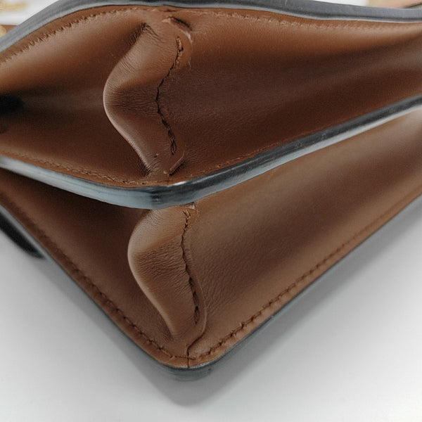 DAUPHINE Mini Monogram Coated Canvas Brown