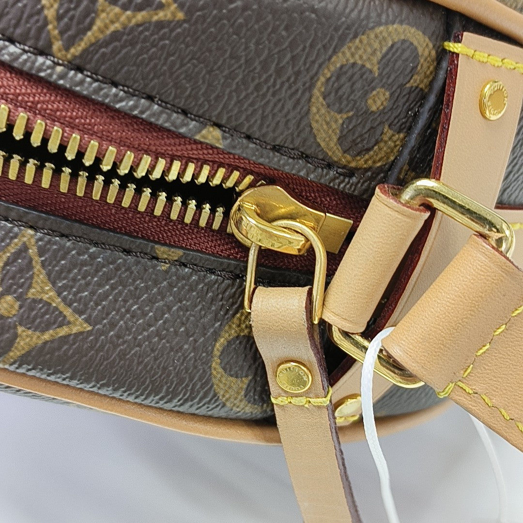 BOITE CHAPEAU PM Monogram Coated Canvas Brown