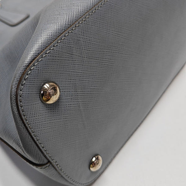 Calfskin Top Handle Bag Blue