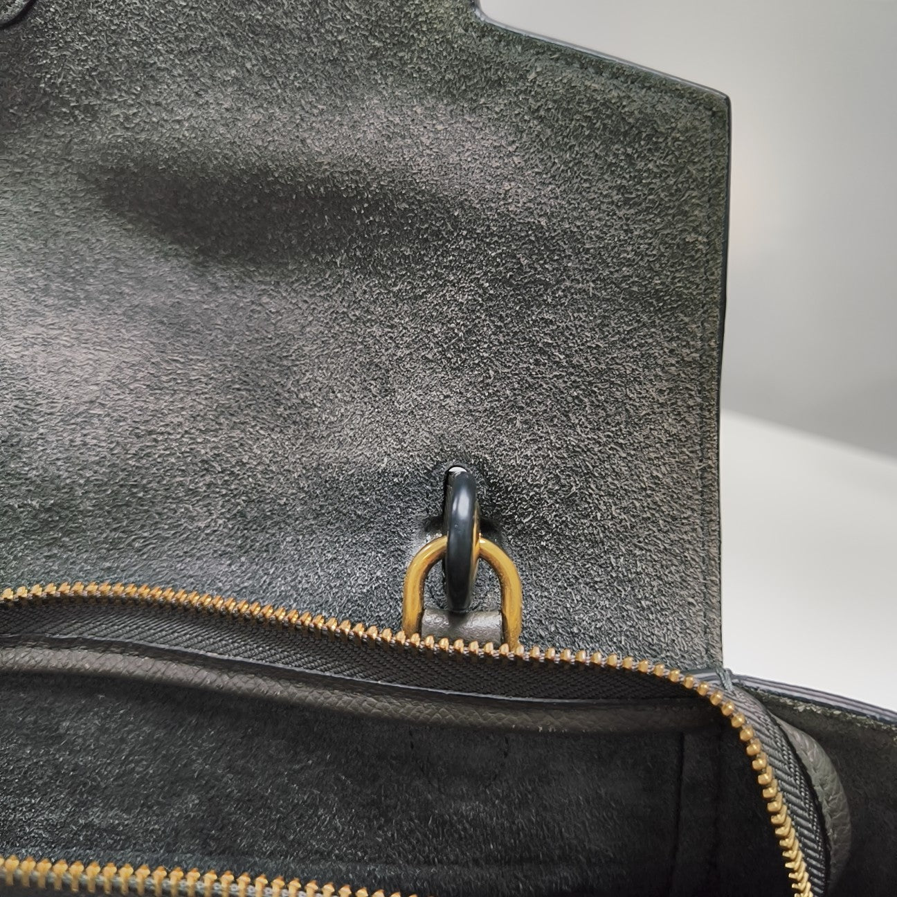 BELT Mini Calfskin Gray