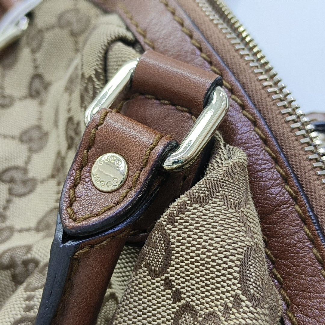 Sukey Monogram Canvas Beige