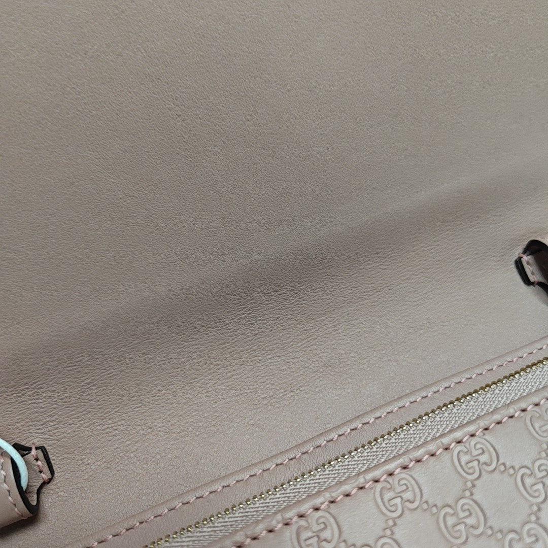 Microguccissima Monogram Calfskin Pink