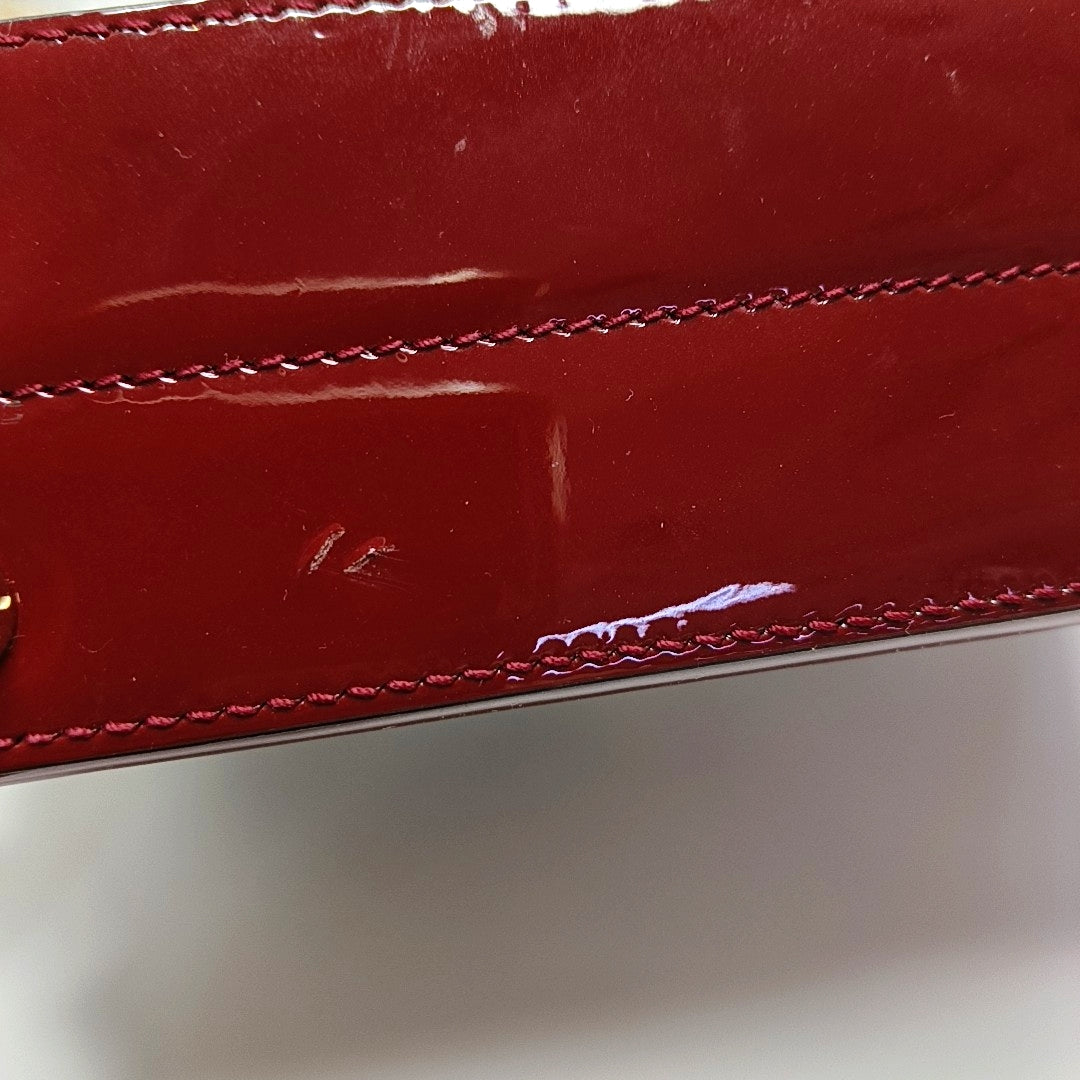 Authenticated pre-owned  Sylvie 1969 Mini Patent Leather Red - Shoulder Bag at Looply