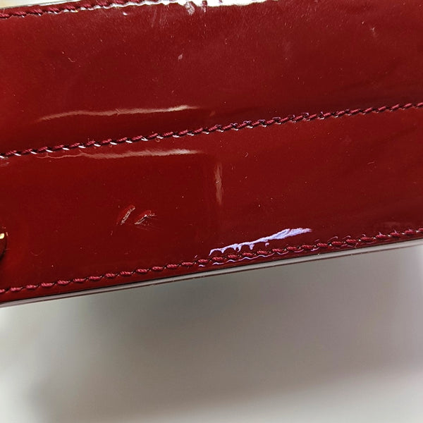 Authenticated pre-owned  Sylvie 1969 Mini Patent Leather Red - Shoulder Bag at Looply