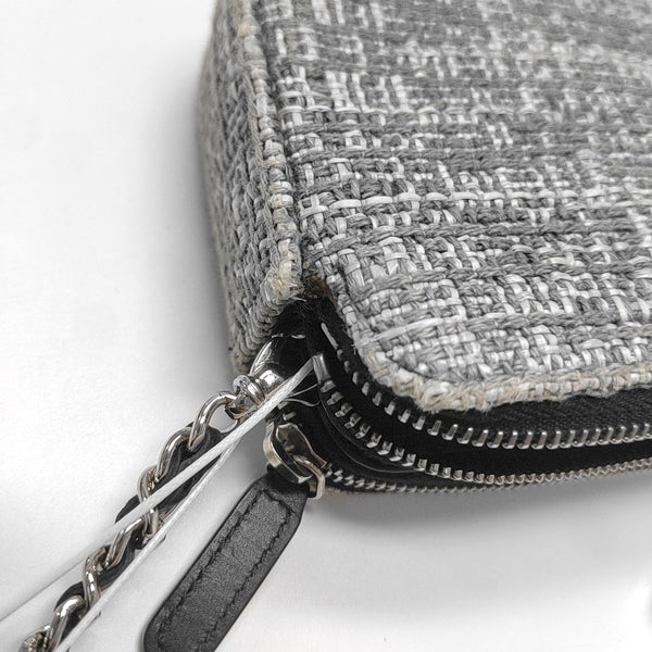 Authenticated pre-owned  DEAUVILLE Fabric Grey - Shoulder Bag at Looply