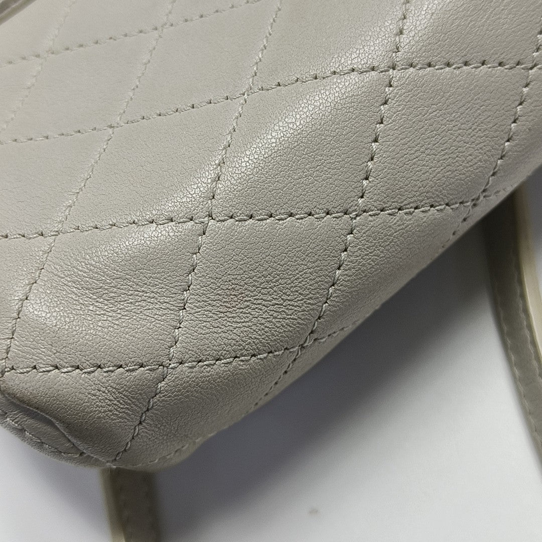 NOLITA Mini Quilted Lambskin White