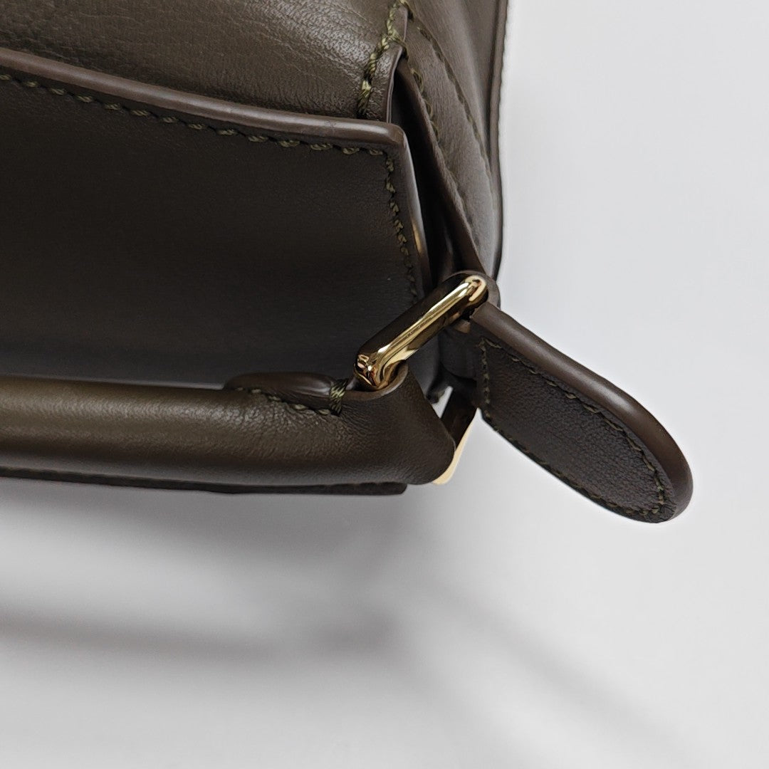 Puzzle Mini Calfskin Green