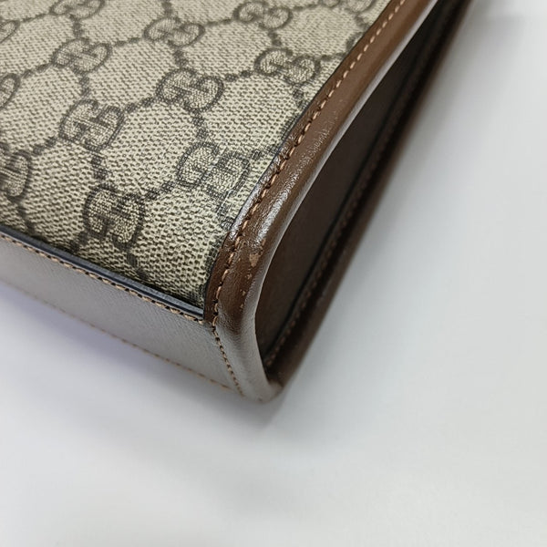 Retro Mini Monogram Coated Canvas Beige