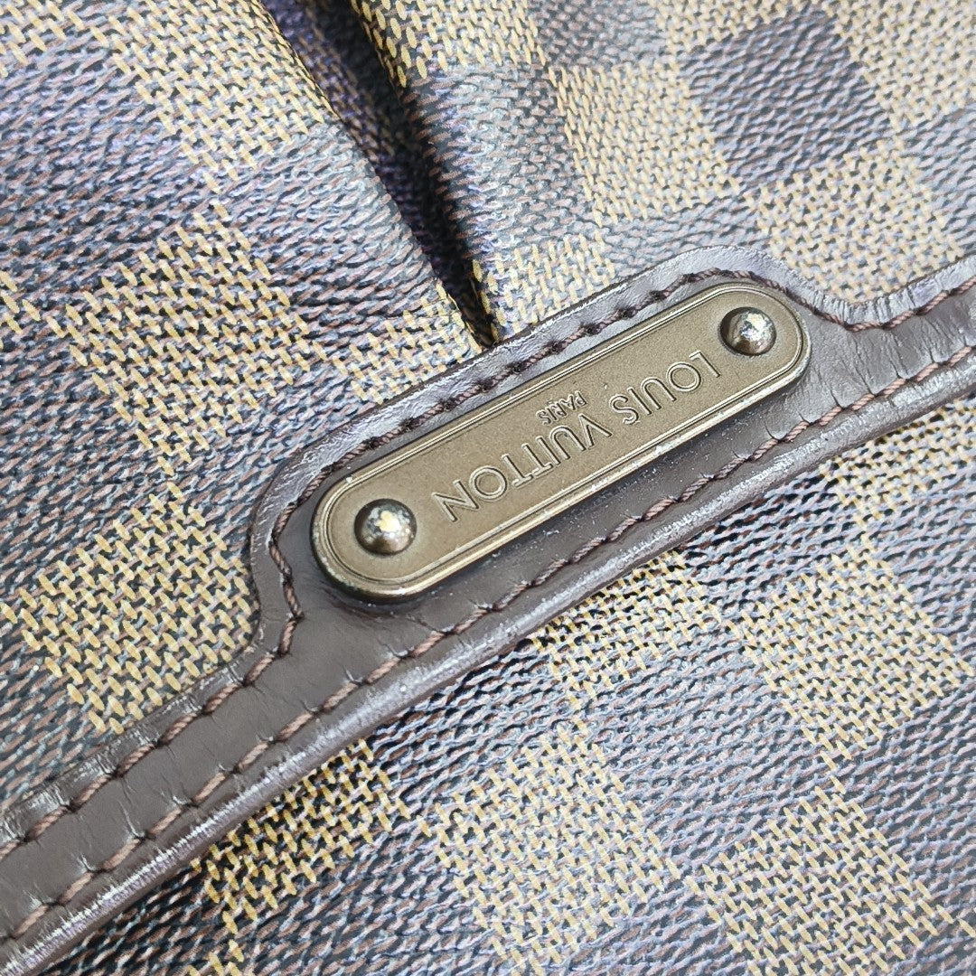 BLOOMSBURY PM Damier Ebene Coated Canvas Brown