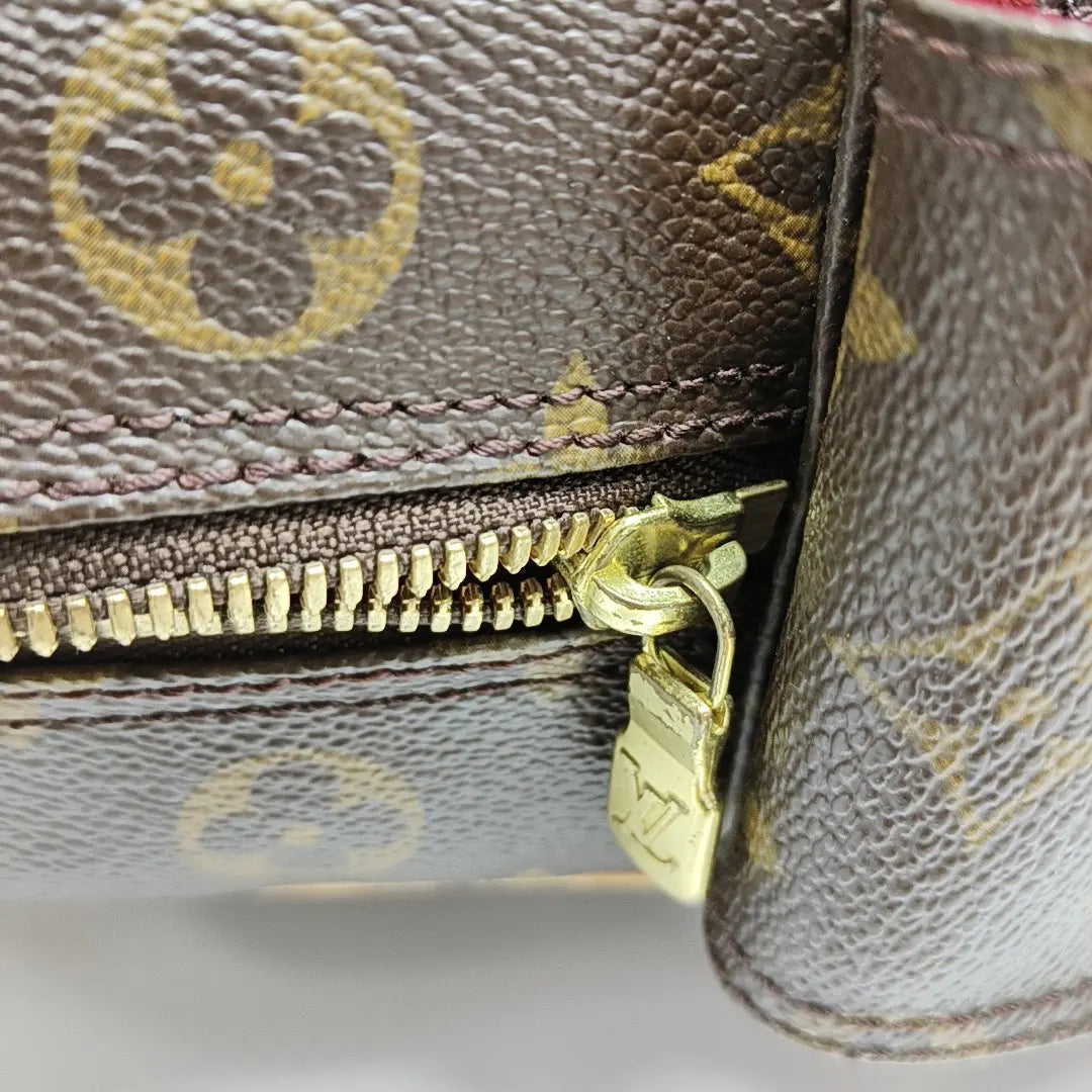 EXCENTRI-CITE Monogram Coated Canvas Brown