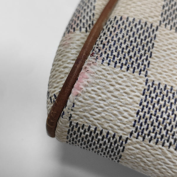 EVA Damier Azur Coated Canvas White