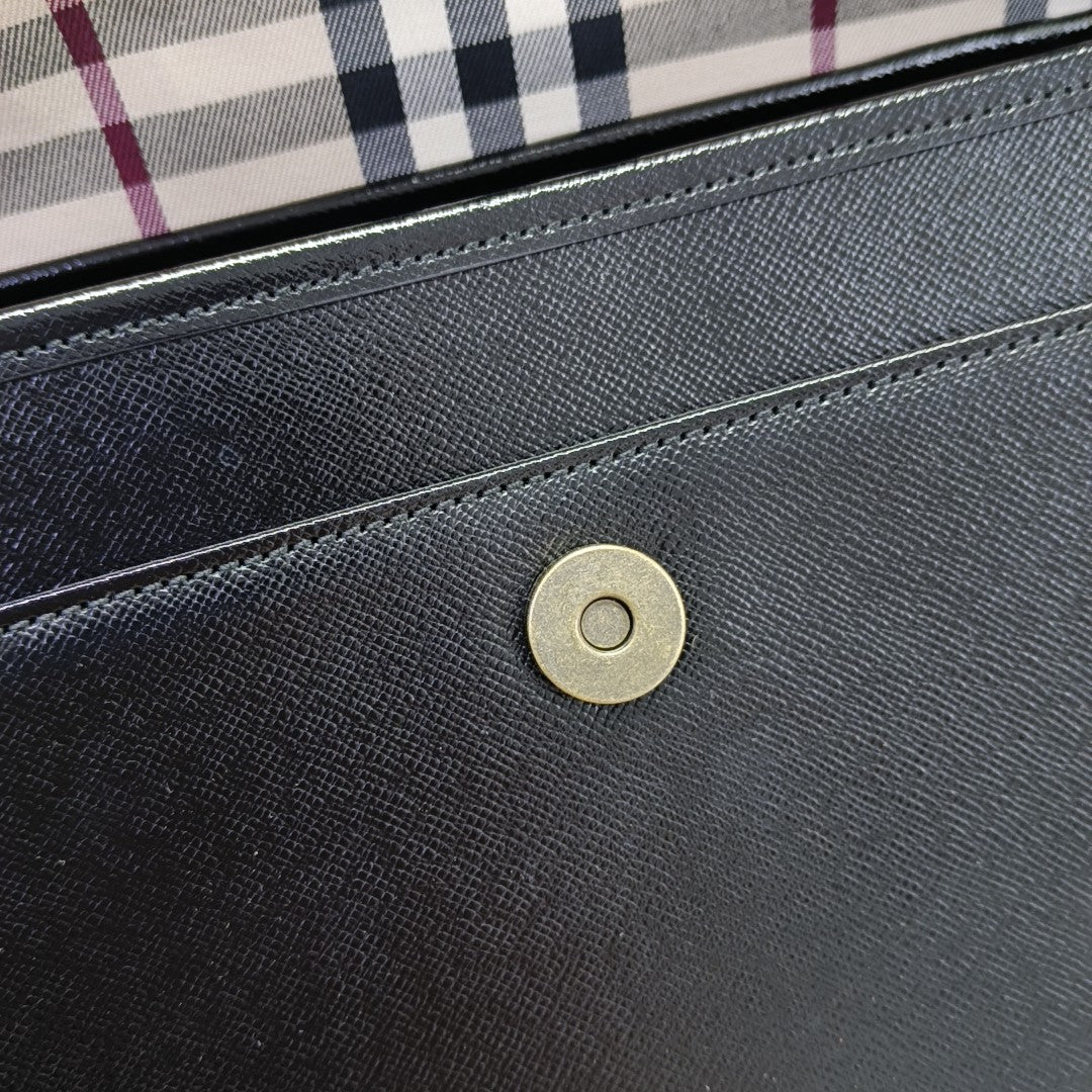 Calfskin Shoulder Bag Black