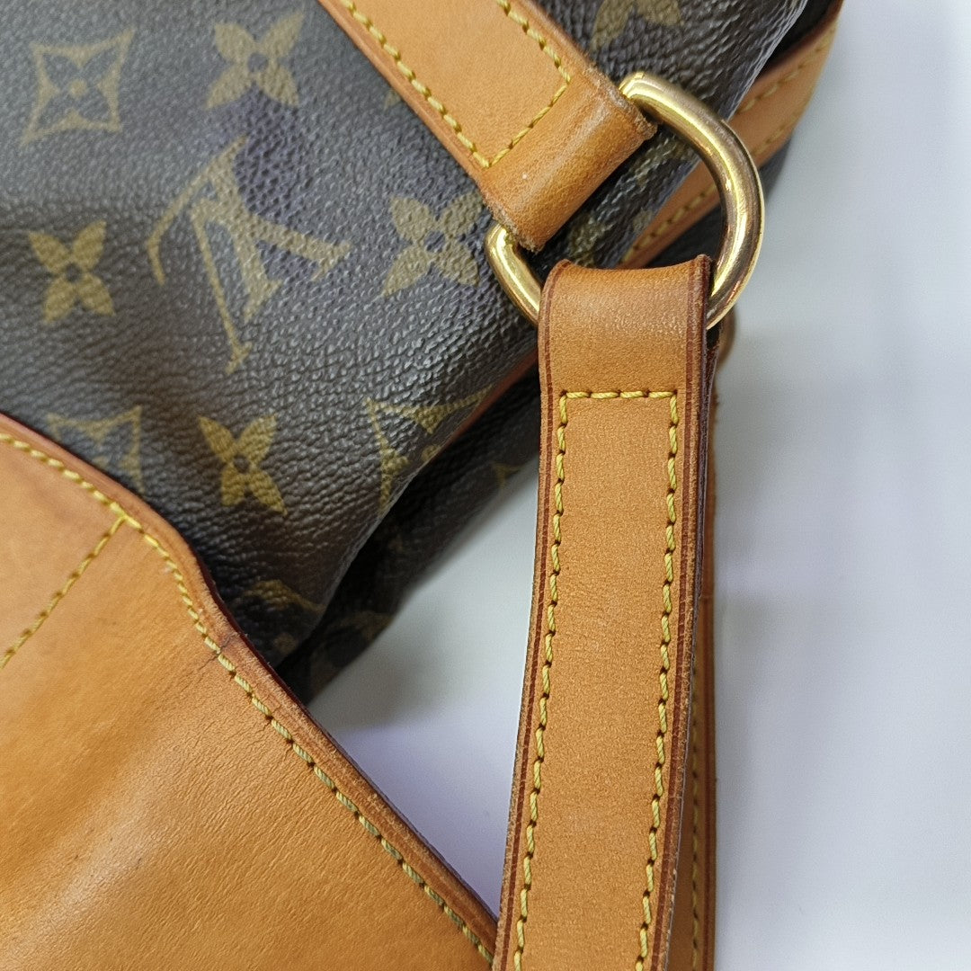 STRESA Monogram Coated Canvas Brown