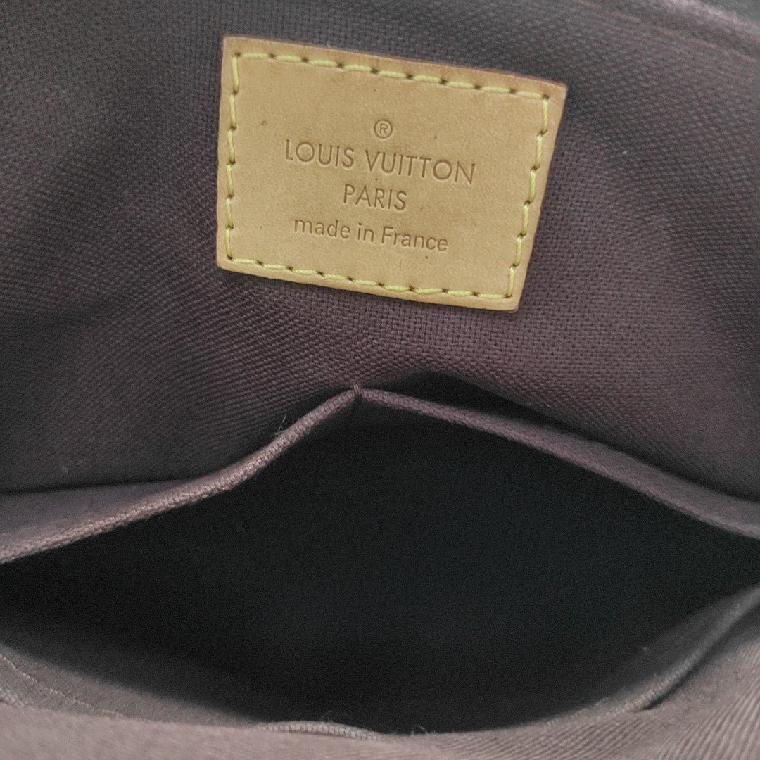 TURENNE Monogram Coated Canvas Brown