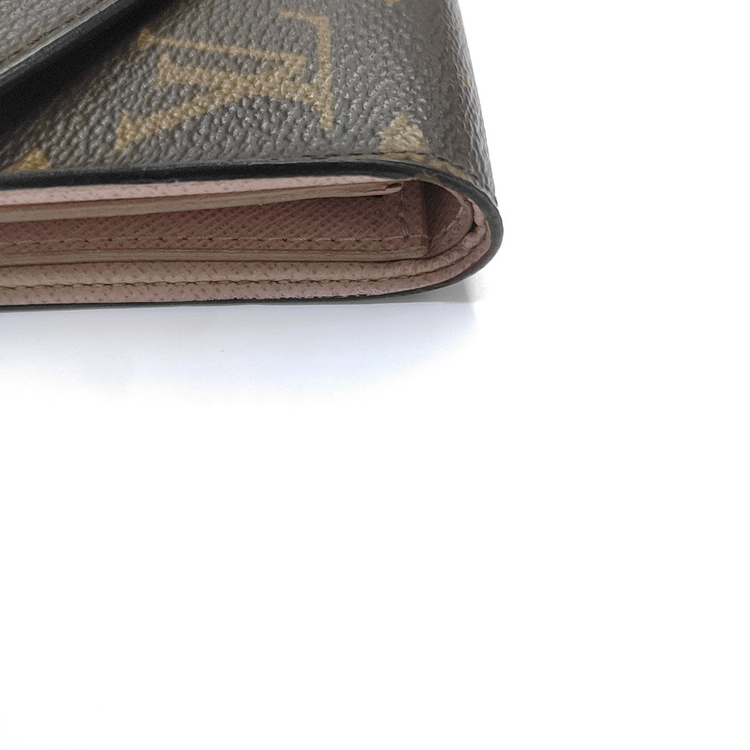 VICTORINE Monogram Coated Canvas Brown Wallet